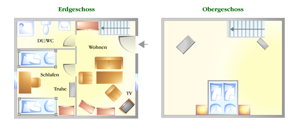 Grundriss Appartment Oskar