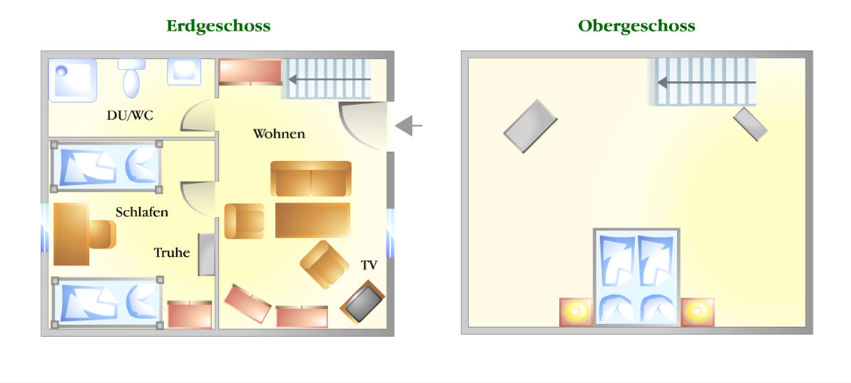 Grundriss Appartment Shirly